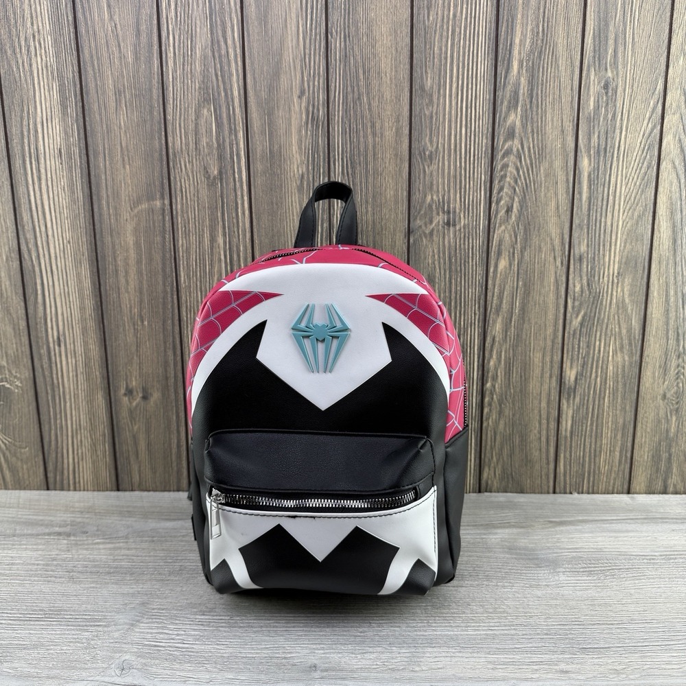 Bioworld Marvel Spider-Gwen Across the Spider-Verse Mini Backpack Gwen Stacy